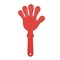 Beistle Club Pack of 12 Fun Party-Time Red Giant Hand Clapper Party Favors 15"
